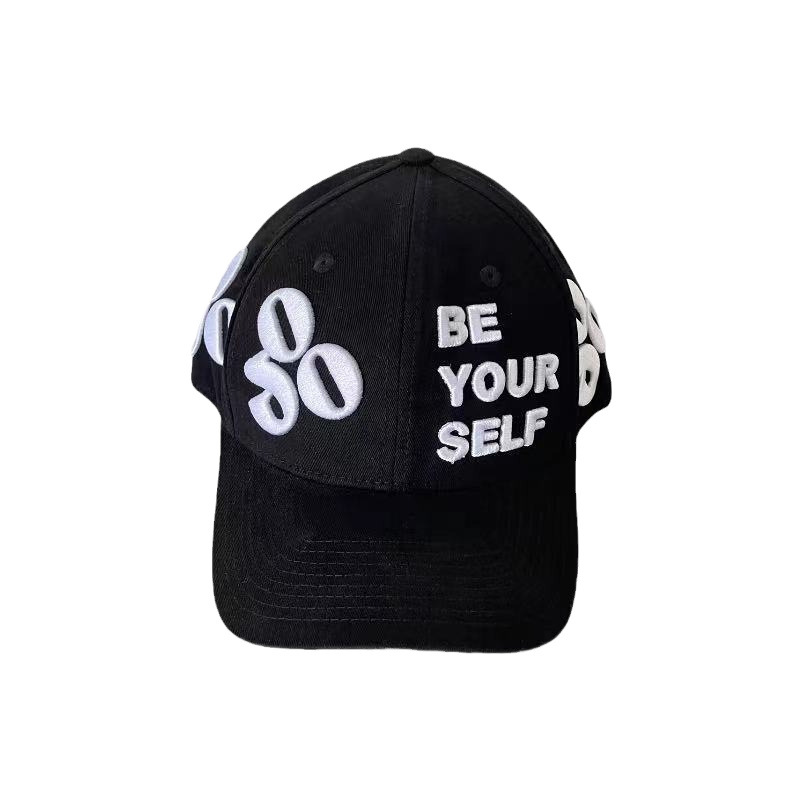 Calle americana bordada tridimensional letras pareja gorra de borde plano gorra de pato nuevo sombrero de béisbol de moda universal para hombres y mujeres