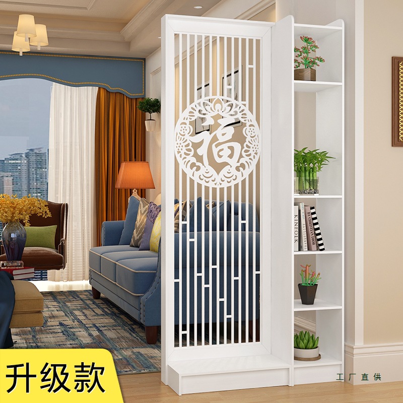 Modern Chinese Minimalist Furniture Fashion Screen Partition Living Room Bedroom Dining Room Hollow Flower Stand Screen Entrance Partition Cabinet