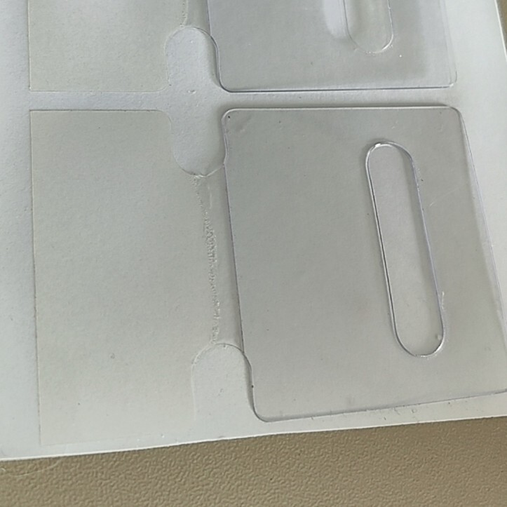 The Upper Part Is Made of Transparent Pvc Plastic Sheet, the Lower Part Is Made of Soft Film with Adhesive Hooks, Traceless Hooks with Round Holes