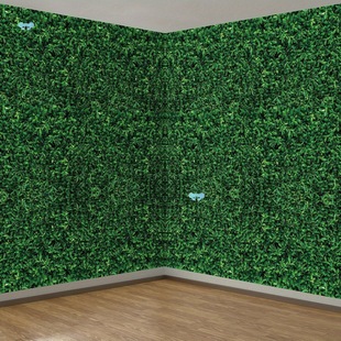 3D Waterproof Giant 54 X 108 Inch Green Leaf Background Cross-Border