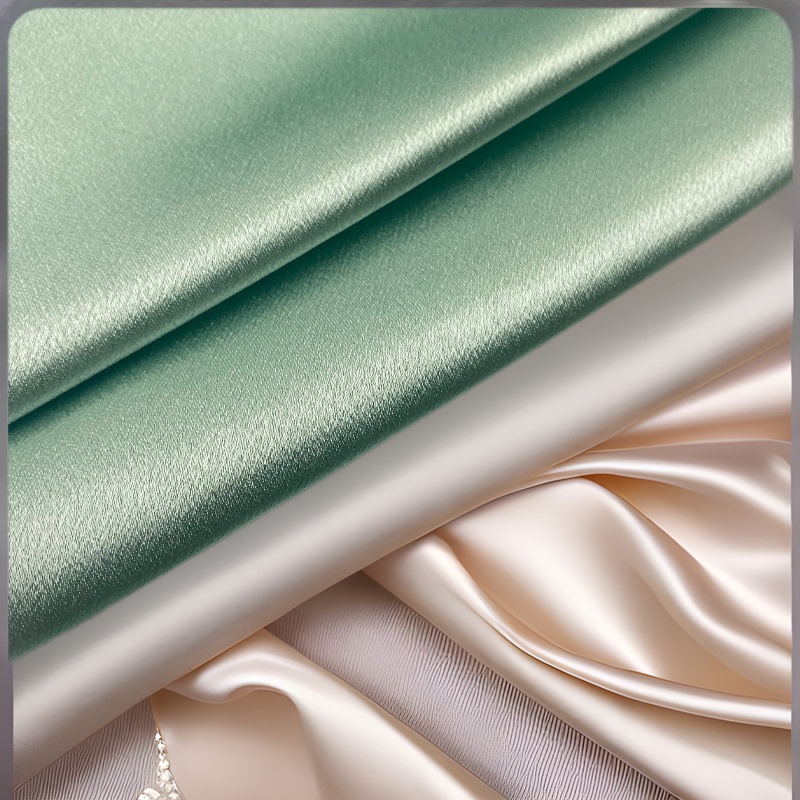 Thickened matte satin satin high quality crystal satin fabric polyester glitter satin dress women's shoes fabric