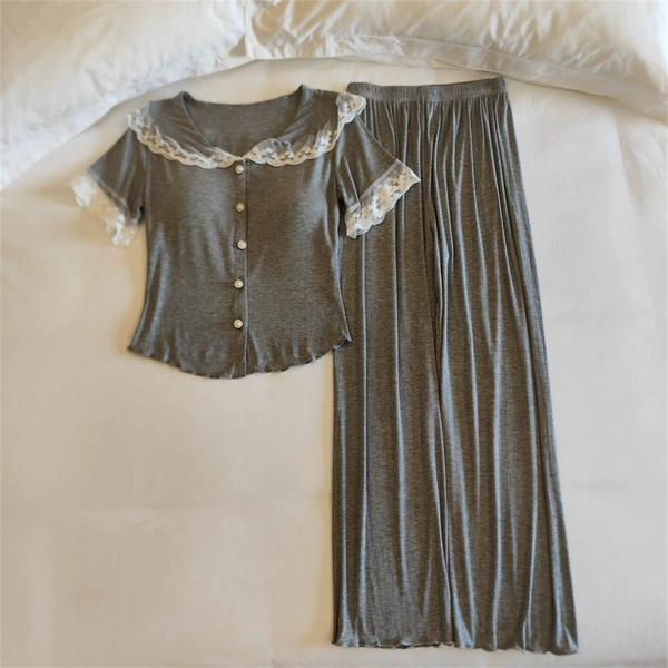 33029.3# light gray (fixed chest pad) short sleeves + long trousers