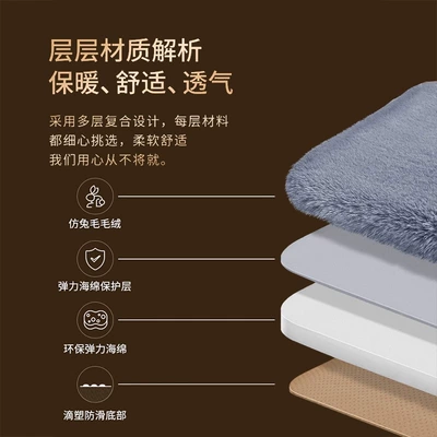Wool pad Short Plush Four-Season Universal Rabbit