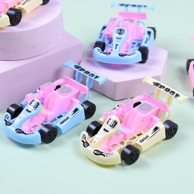 Nuevo pull back Racing Kart juguetes educativos para niños al por mayor fórmula coche inercia coche puesto mercancías