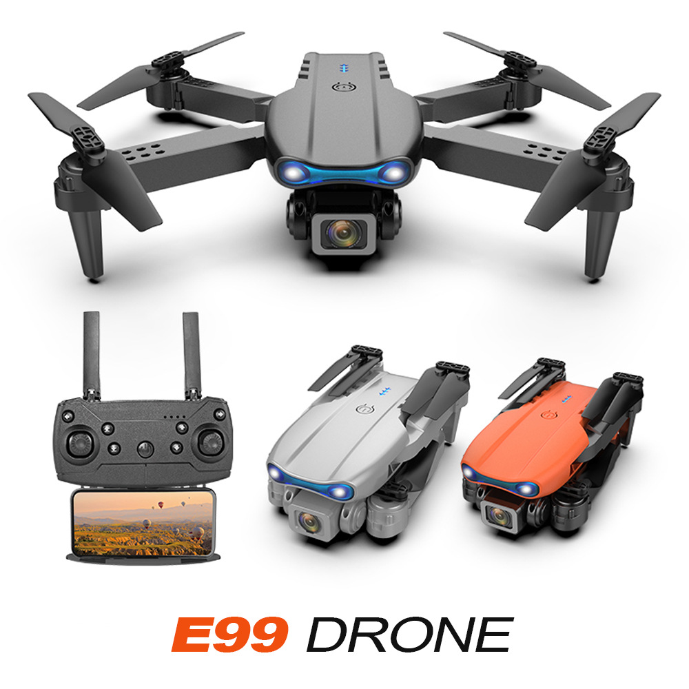 Transfronterizo E99pro UAV 4K HD fotografía aérea de doble cámara de cuatro ejes aviones de control remoto de evitación de obstáculos de tres lados K3