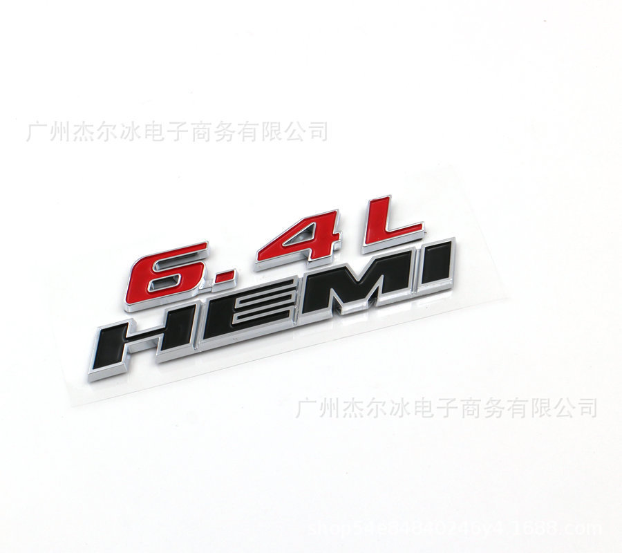 Dodge – Car logo 392 HEMI ABS - 64l-hemi-silver
