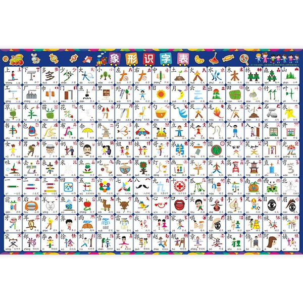Pictogram literacy table-large size