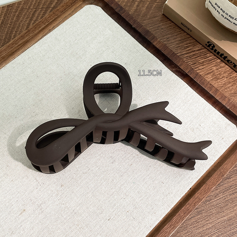 Gran clip de tiburón esmerilado acrílico simple horquilla tocado volumen gran horquilla de alto grado accesorios para el cabello al por mayor