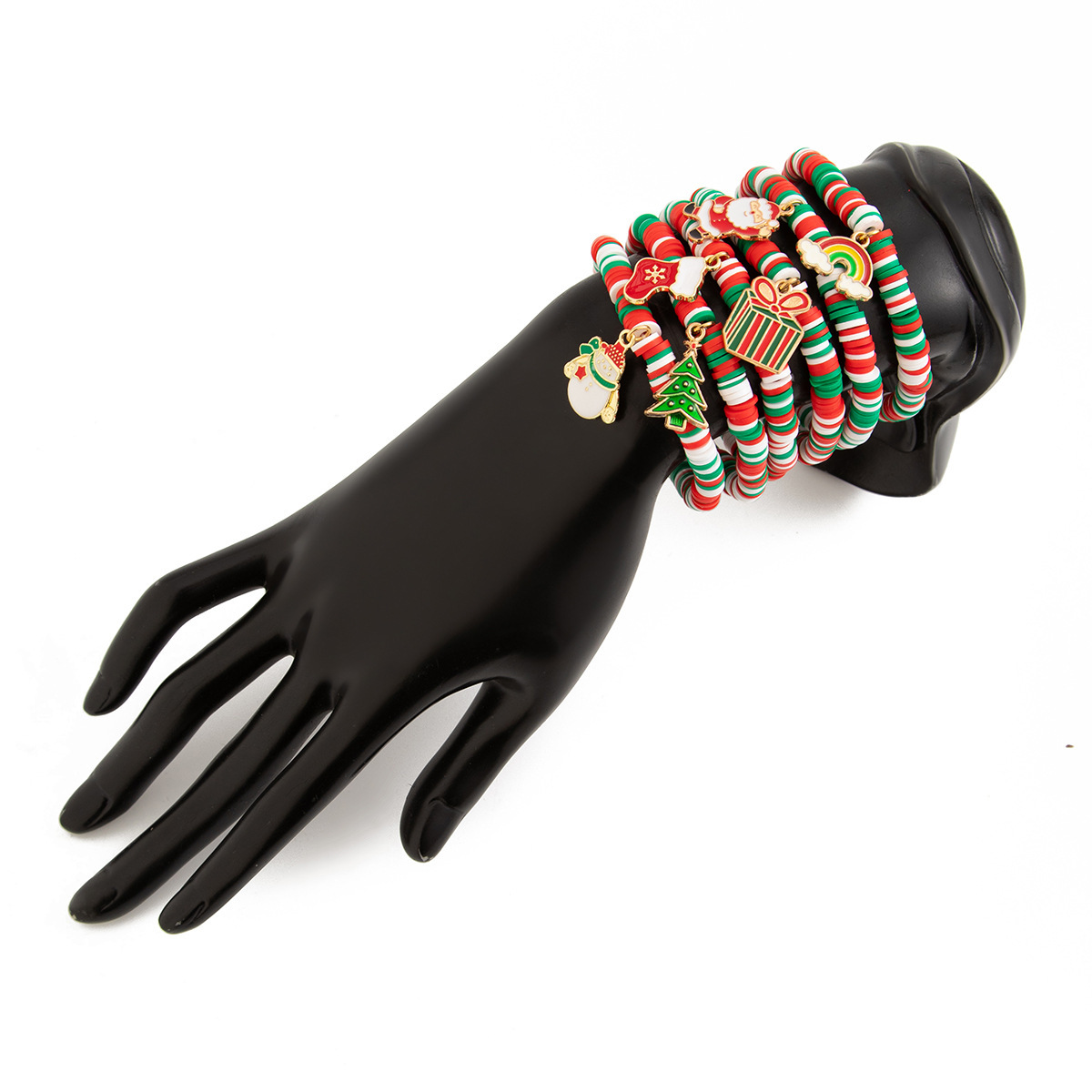47g Weight Christmas Festival Women's Gender Cute Style Cute Beaded Bracelets Wholesale 18