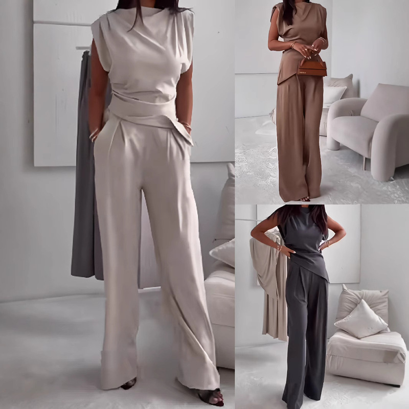 2026 Spring/Summer European and American Amazon Independent Site Cross-Border Foreign Trade New Casual Fashion Eva Set