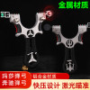 Mercedes Benz, metal slingshot, street hair rope with flat rubber bands with laser, wholesale