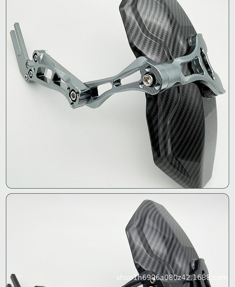 Mavericks rear fender modified N1S U B M2 NGT UQI 009 electric car front and rear carbon fiber backing