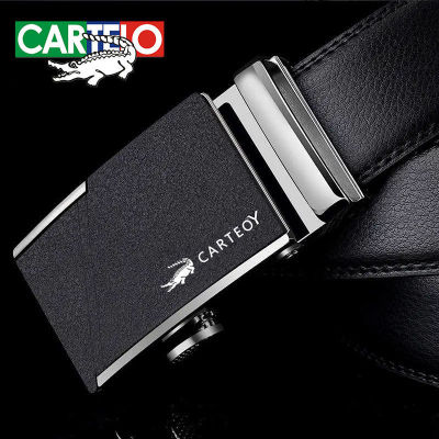 Cartelo man Belt cowhide automatic student Waist belt Middle-aged and young leisure time business affairs belt