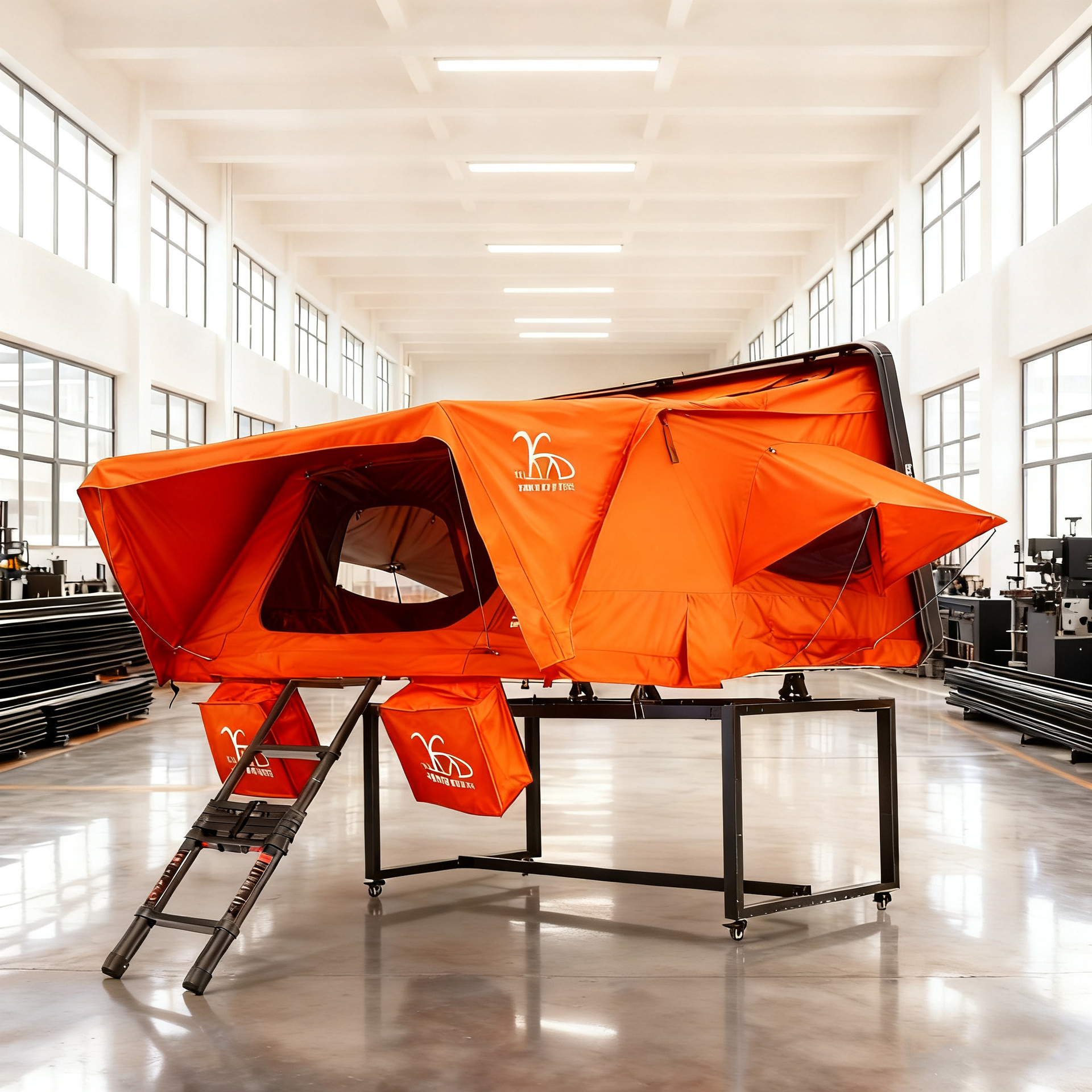 Carpa de techo de carcasa dura SUV hidráulica plegable especial al aire libre camping doble tienda de techo suministro directo de fábrica