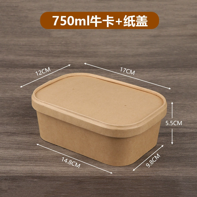Прямоугольный кожаный ланч-бокс, утеплённый