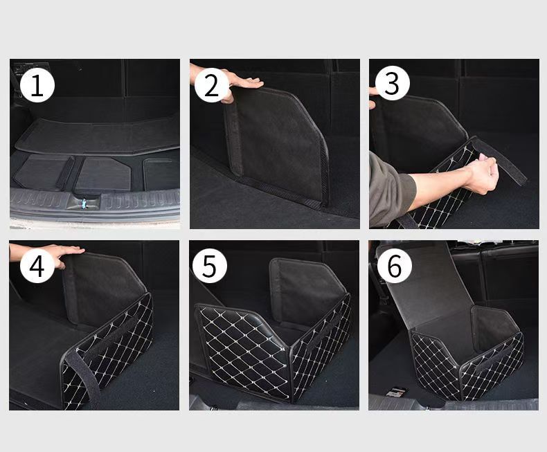 Multifunctional Folding Storage Trunk Box, Car Storage Organizer, Car Trunk Storage Box