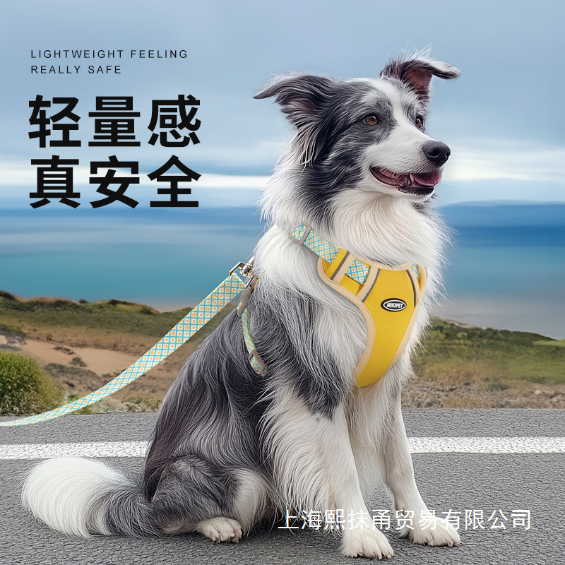 犬の牽引紐の大中型犬はベストを調節できます。|undefined