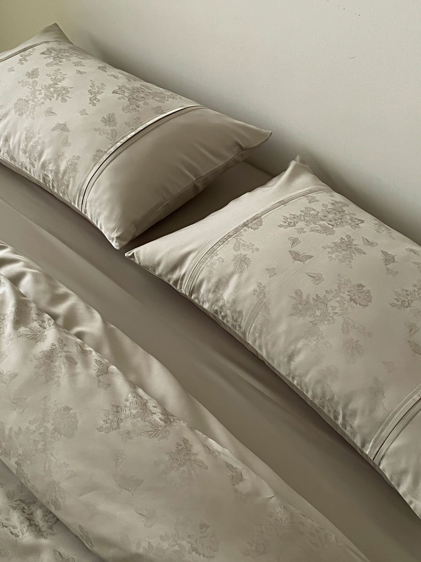 Set lenzuola 4 pezzi in cotone jacquard stile nordico elegante_voghion.com
