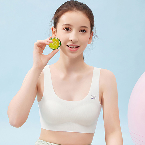 Girls' underwear, development period bra, second stage, 9 to 15 years old, vest style, girls' bra, girls' underwear, older children's underwear