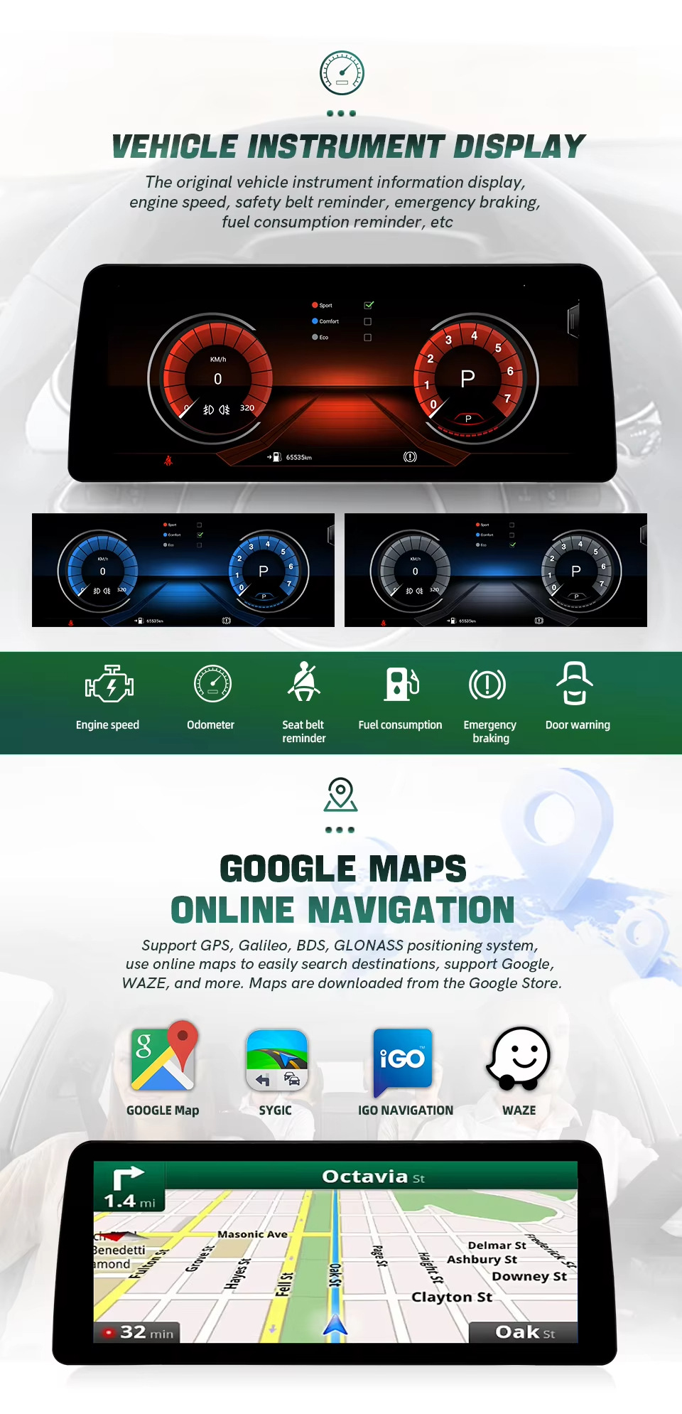 Suitable for Bmw 1 Series Central Control Large Screen 118I/120I/125I Modified Android Car Navigation All-In-One Machine
