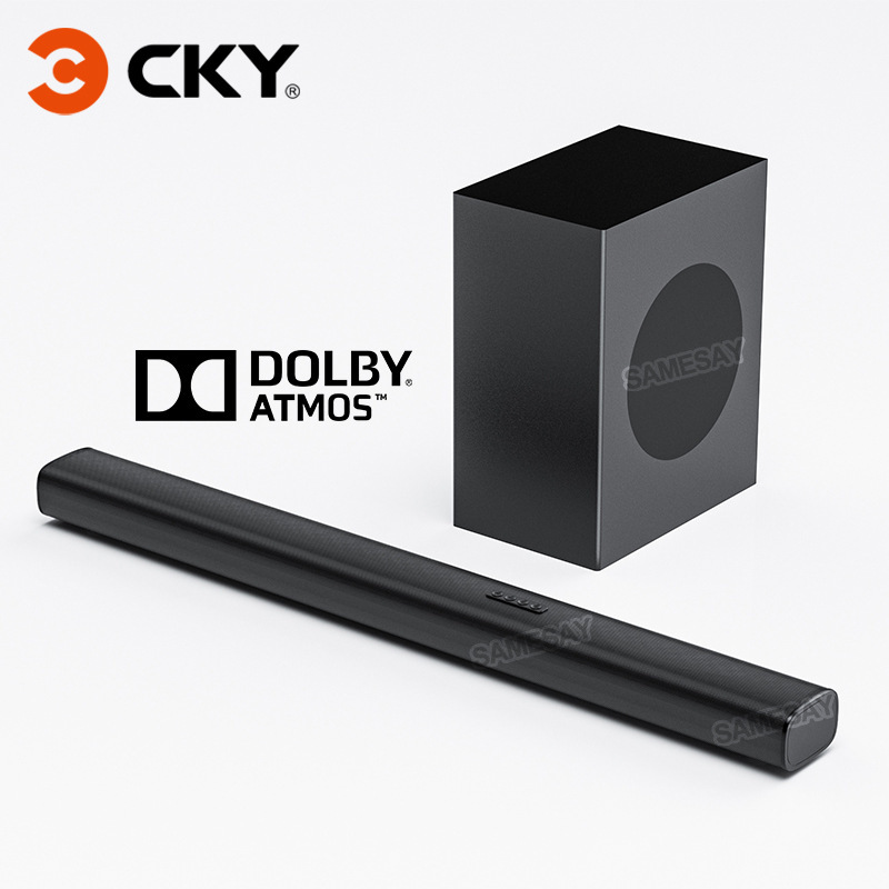 Dolby Atmos Sound Bar Dolbyatmos Sound Bar 3D Surround Bluetooth Sound Blaster with Wireless Subwoofer