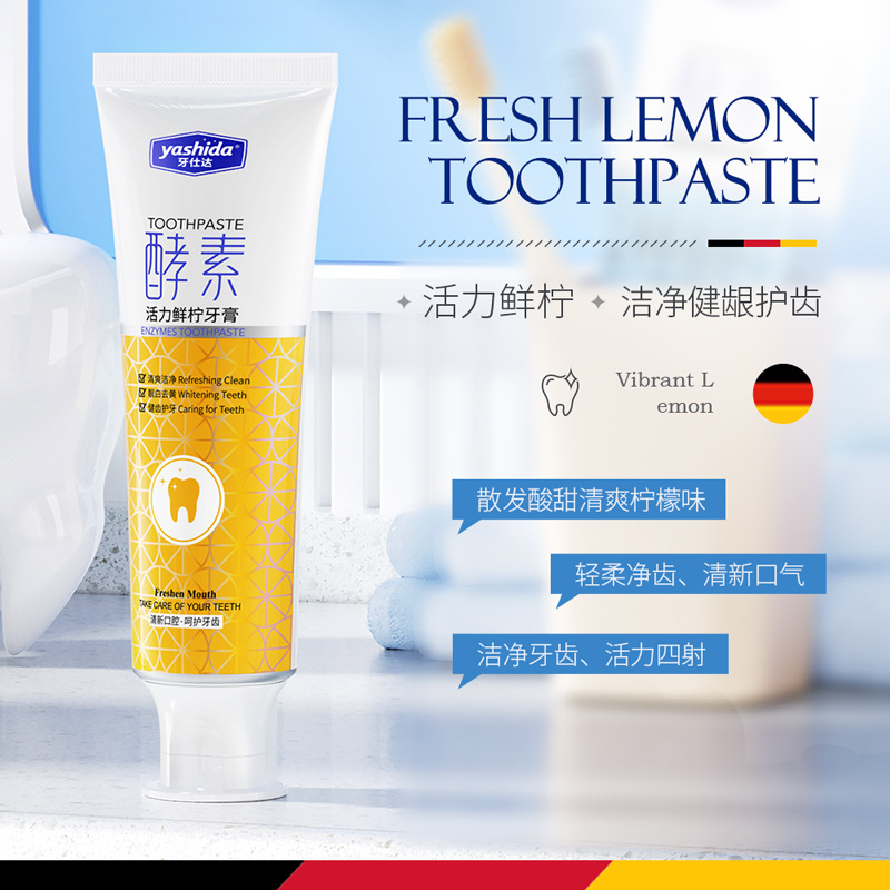 Enzima viva, pasta de dientes limpia, aliento fresco, pasta de dientes para el cuidado oral, productos genuinos al por mayor. image 1
