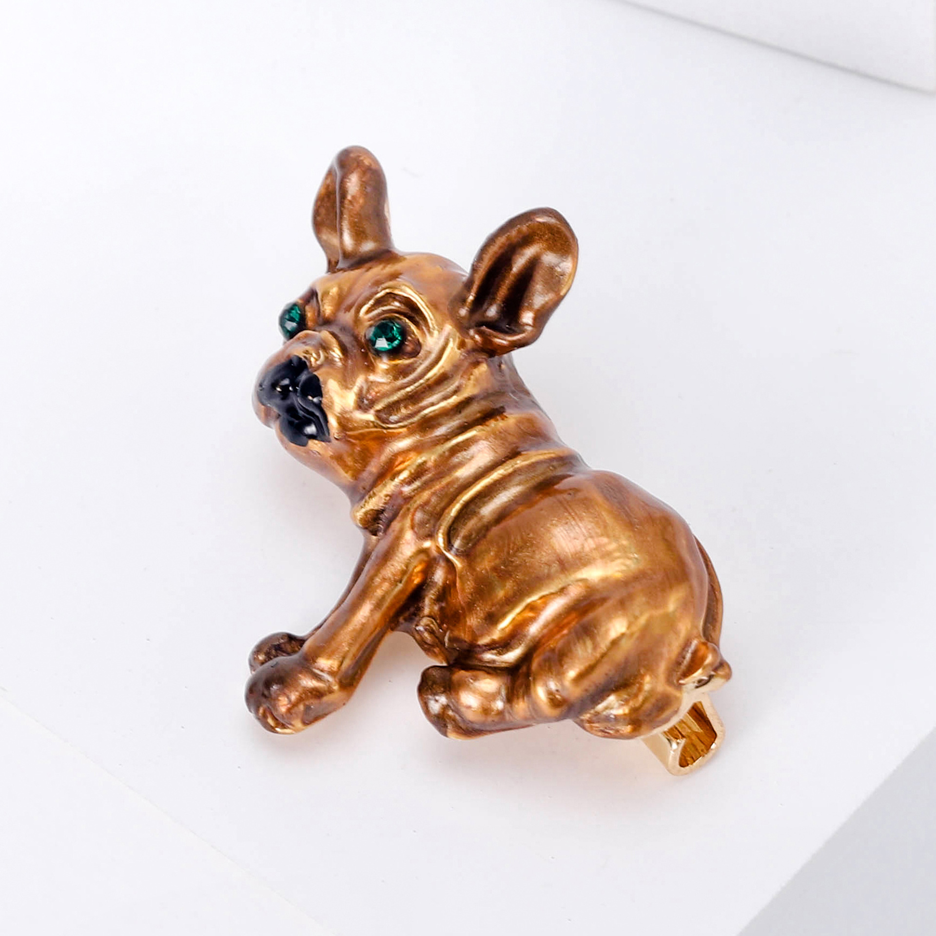 11g Weight Brooches Classification Holiday, Banquet, Daily Occasion Alloy Material Dog Pattern Women's Gender Enamel Design Basic Style Basic Pin Dog Alloy Enamel Women's Brooches 4