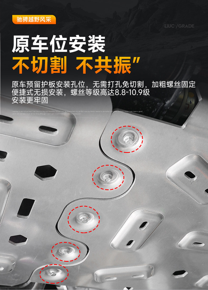 Suitable for 24-25 Models of Prado Chassis Protection Plates, New Prado Lc250 Engine Water Tank and Oil Tank Modification Parts