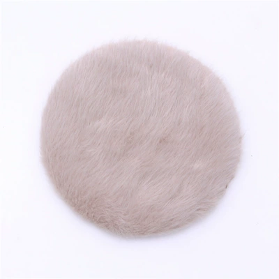 Bubble Plush Foot Pad, Bedroom | Ayaqaltılar (Kovriklər) - standard-khaki-round-12cm