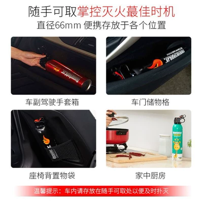 Fire Flame Extinguisher, Automotive Emergency — Vehicle fire extinguisher