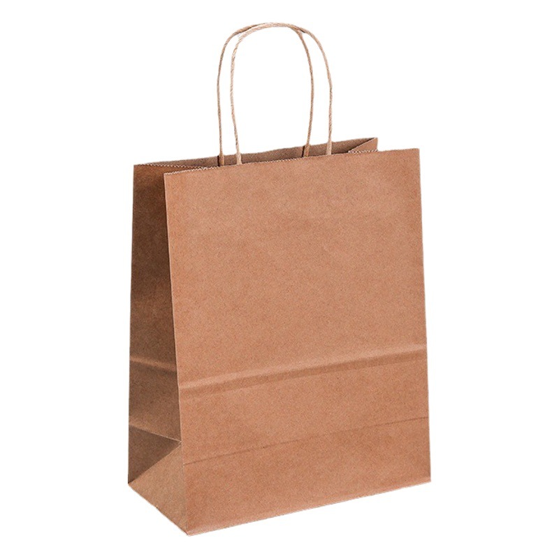 Venta al por mayor para llevar catering leche té hornear bolsa de embalaje gafas joyería compras publicidad regalo bolso de papel Kraft