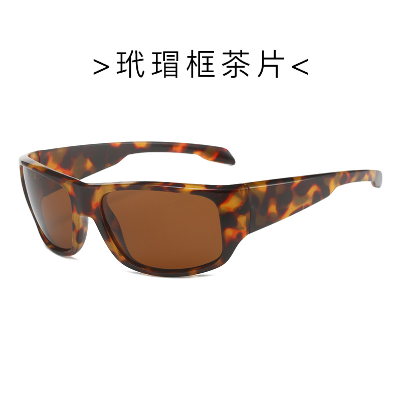 Las nuevas gafas de sol de ciclismo para deportes al aire libre de la fábrica de Ouguang, gafas de sol transfronterizas europeas y americanas, espejo de conducción de marco completo al por mayor