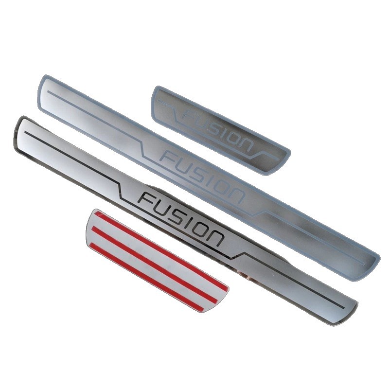 Suitable for 16-20 Ford Fusion Door Sill Modification Stainless Steel Trunk Guard Trim Strip