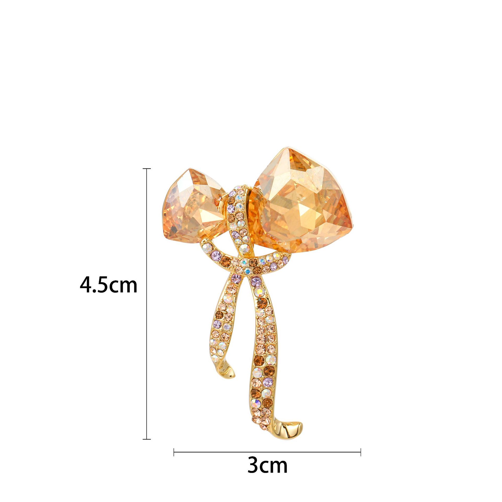 Sweet Bow Knot Copper Women's Brooches display picture 6