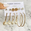 Retro earrings, advanced set, metal jewelry, European style, high-quality style, wholesale