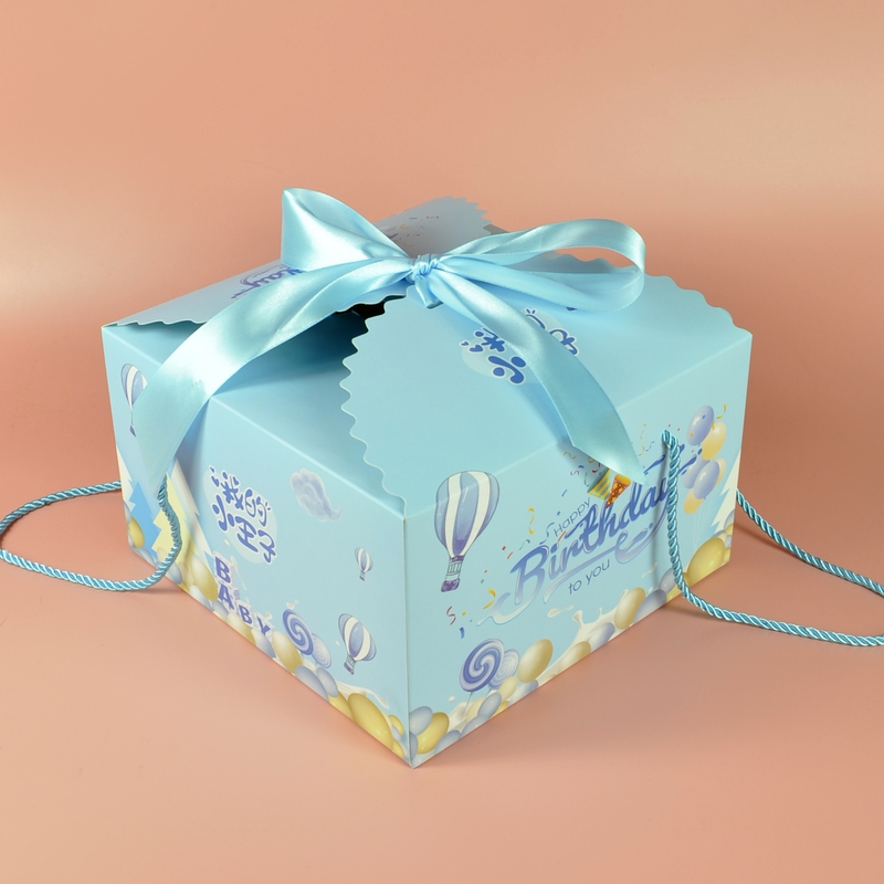 Cumpleaños de bebés de luna llena, 100 días, caja de regalo, caja vacía, caja de dulces de boda portátil, caja de regalo de mano, embalaje de vuelta image 12