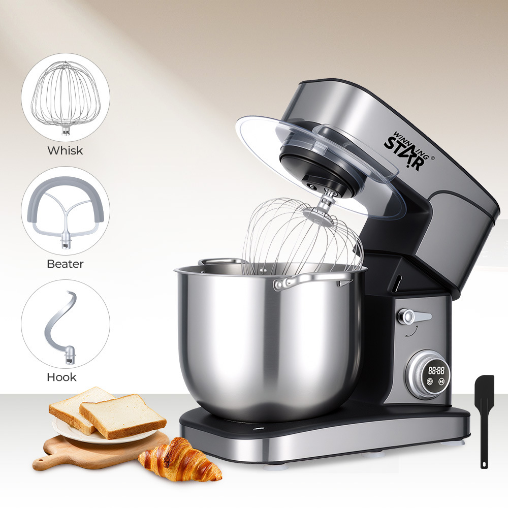 Winningstar crossover hogar 2800W de escritorio 16L acero inoxidable máquina de amasar máquina de cocinar batidor eléctrico
