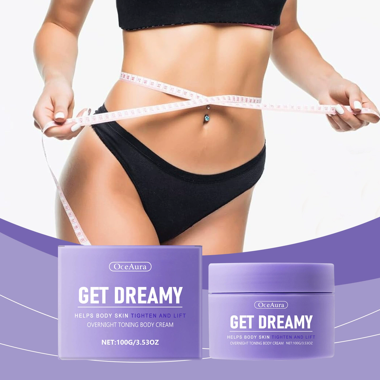 OCEAURA крем для бодибилдинга ежедневное нанесение увлажняющий крем для подтягивания кожи тела