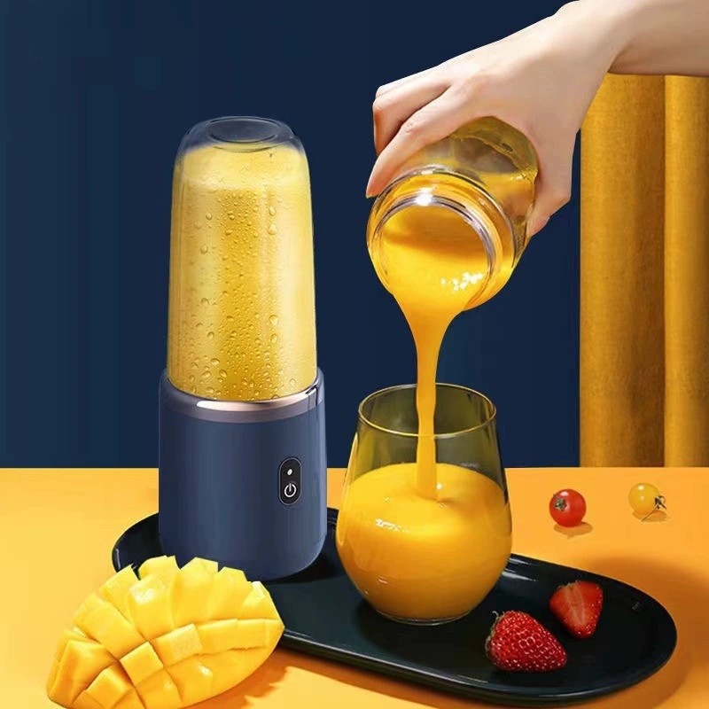 Transfronterizo seis cuchillos máquina multifuncional de exprimir jugo de taza de jugo portátil recargable pequeña taza de jugo doméstica estudiantes