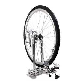 自行车车轮校正架 专业轮胎调整支架 百分表计轮胎校准工具