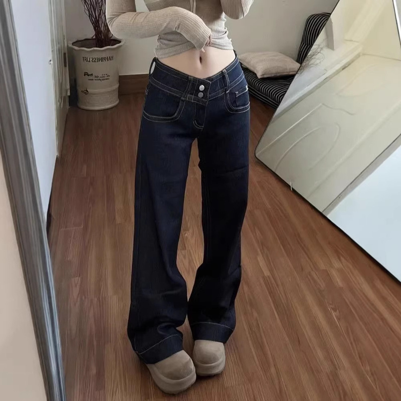 American-Style Loose-Fitting Flared Pants for Petite Women, 2026 New Slim-Fit Flared Jeans, Low-Waist Wide-Leg Bell-Bottom Pants American-Style Loose-Fitting Flared Pants for Petite Women, 2026 New Slim-Fit Flared Jeans, Low-Waist Wide-Leg Bell-Bottom Pants