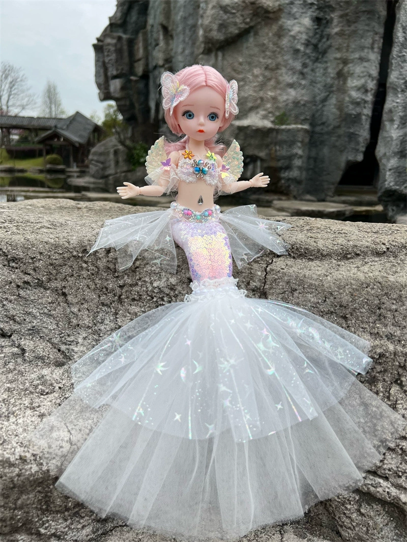 Doll, children's toy, 12 inch, mermaid, Birthday gift