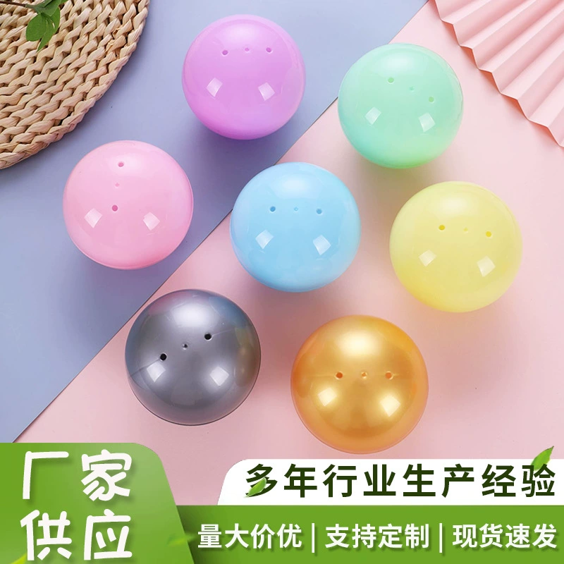65 мм игровой зал игрушка для скручивания яиц PP пластиковая скорлупа для скручивания яиц Макаронный цвет пластиковый шарик для скручивания яиц