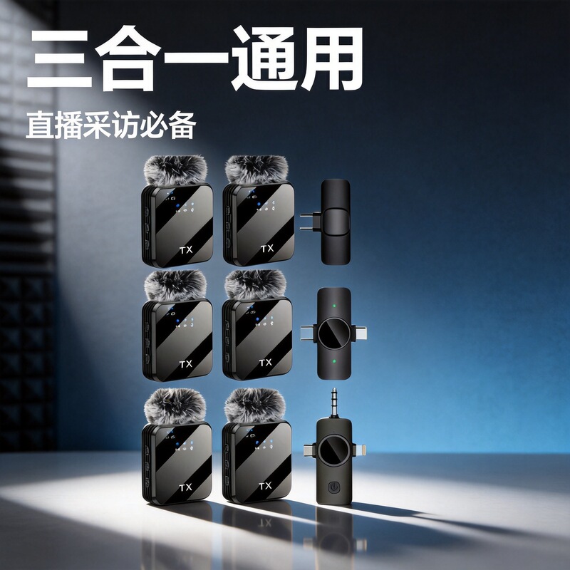 Cross-Border F11 Wireless Lavalier Microphone F16 Three-In-One Outdoor Live Broadcast Recording Noise Reduction Lavalier Microphone Cross-Border F11 Wireless Lavalier Microphone F16 Three-In-One Outdoor Live Broadcast Recording Noise Reduction Lavalier Microphone