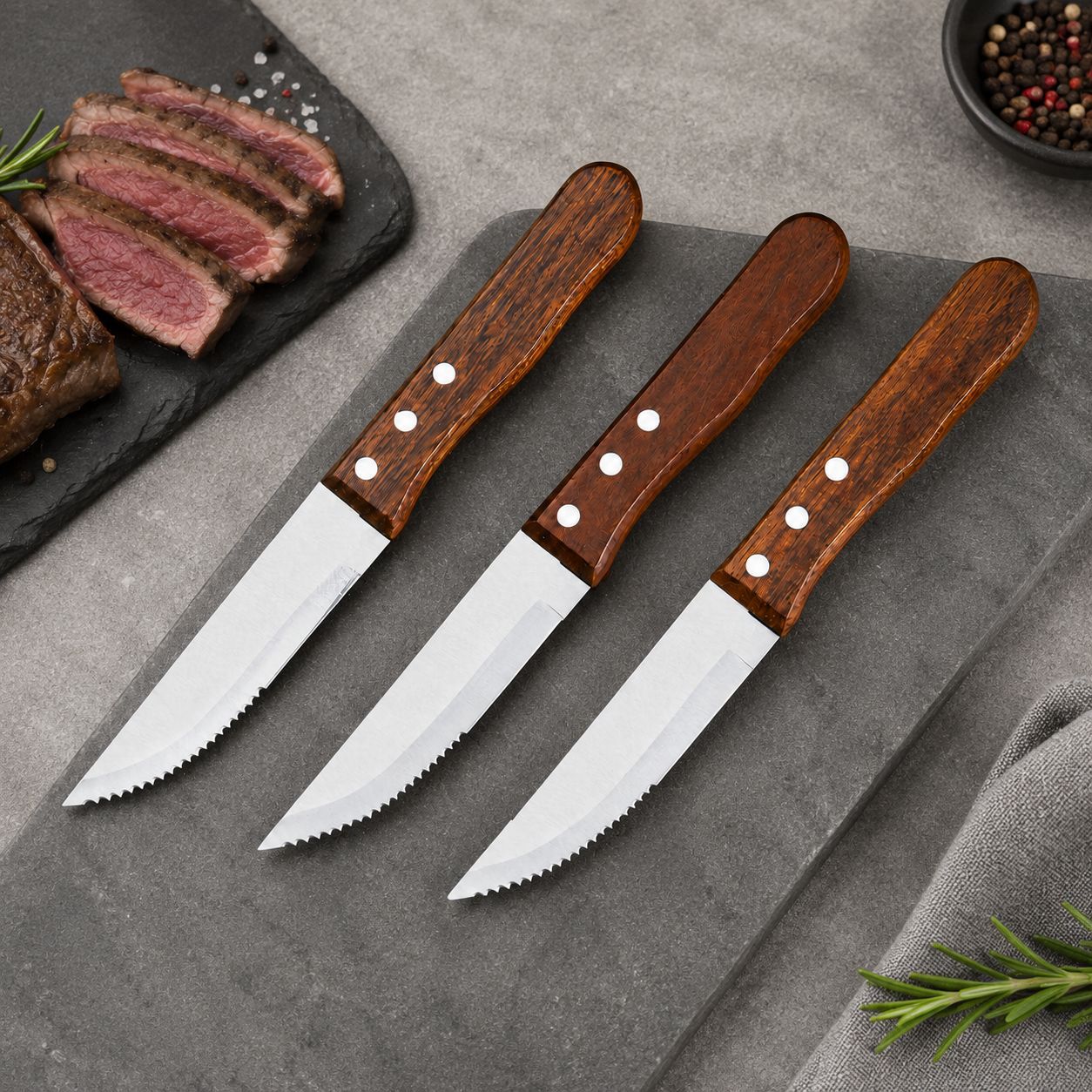 Stainless Steel Serrated Knife