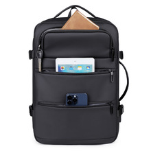 新款通勤大容量双肩包出差旅行收纳背包高级男士防泼水商务电脑包