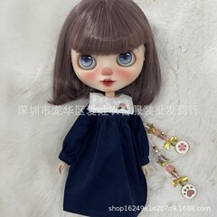 Blythe小さなぬいぐるみob22 ob24体刺繍ドレスコーデュロイドレス