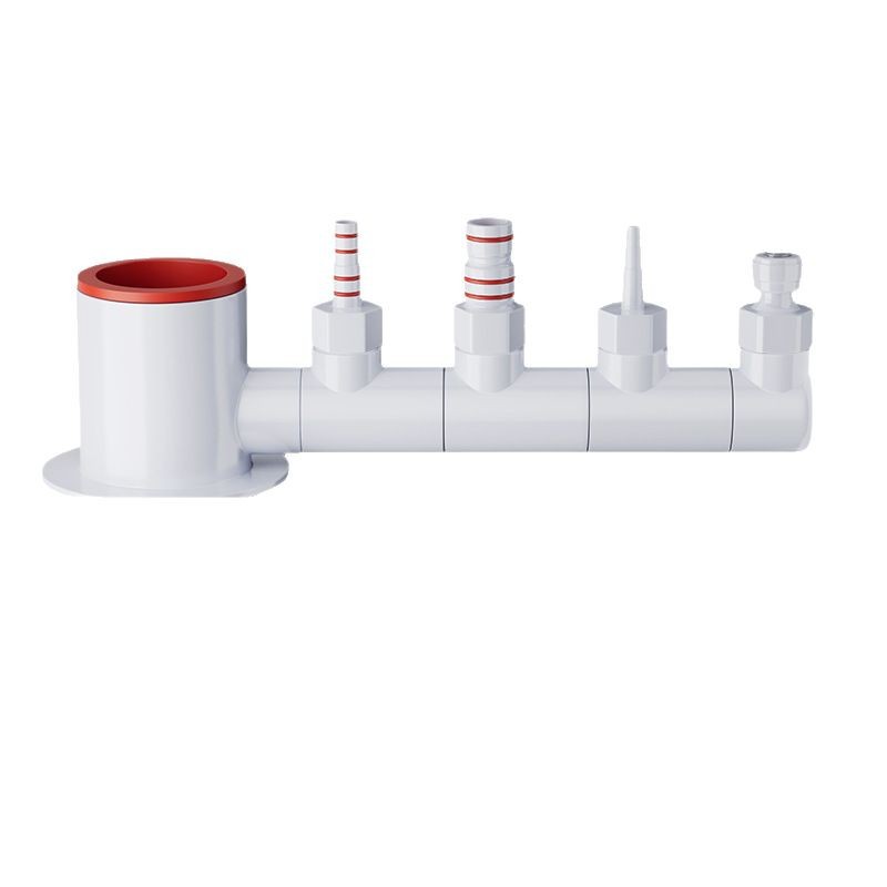 Cocina downcomer tee Filtro frontal tubo de drenaje fregadero lavavajillas purificador de agua multi-función conector