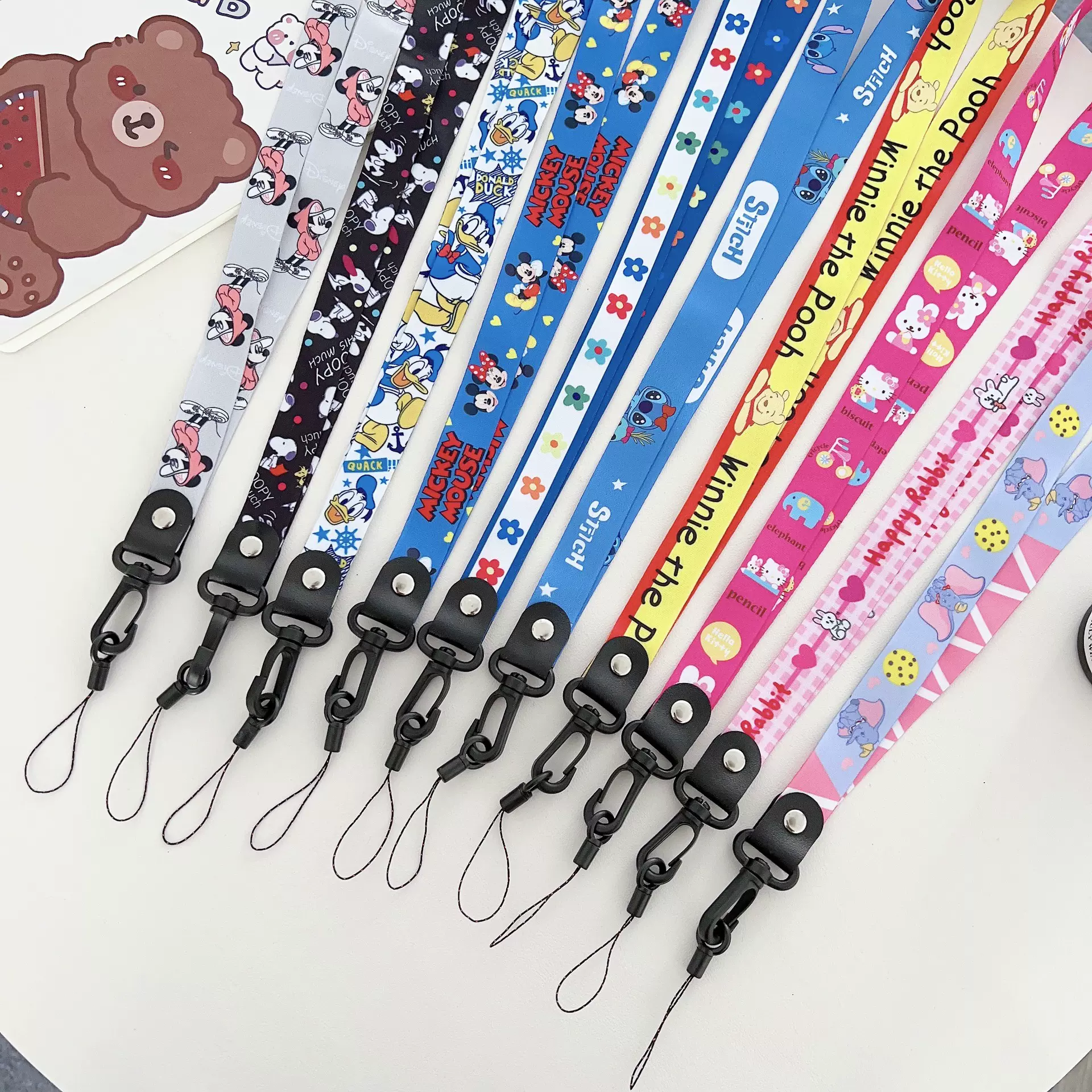 手机挂绳布艺加宽男女款手机壳大肚杯工作证挂件手腕绳子挂脖吊绳