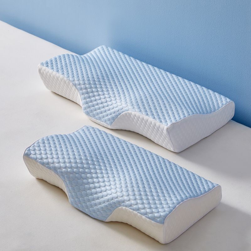 Butterfly pillow gel pillow slow rebound sleep memory foam pillow Amazon adult butterfly pillow wholesale pillow